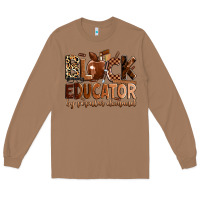 Toasted Coconut black educator by popular demand Long Sleeve Tee - Zillion Design Studio