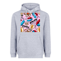Heather Grey physics seamless pattern Heavyweight Hoodie - BundleAndBundleShop