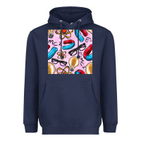 Navy physics seamless pattern Heavyweight Hoodie - BundleAndBundleShop