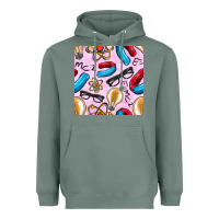 Sage physics seamless pattern Heavyweight Hoodie - BundleAndBundleShop