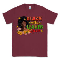 Burgundy Black mother leader queen juneteenth Classic Tee - Zillion Design Studio
