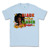 Dusty Blue Black mother leader queen juneteenth Classic Tee - Zillion Design Studio