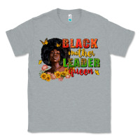 Heather Grey Black mother leader queen juneteenth Classic Tee - Zillion Design Studio