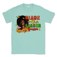 Seafoam Black mother leader queen juneteenth Classic Tee - Zillion Design Studio