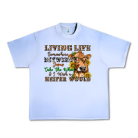 Grape Ice living life somewhere between jesus take the wheel Urban Heavy Tee - texasbilliewilder