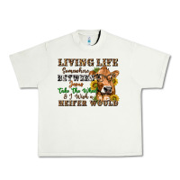Pistachio living life somewhere between jesus take the wheel Urban Heavy Tee - texasbilliewilder