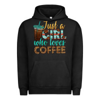 Pigment Black just a girl who loves coffee Urban Hoodie - BundleAndBundleShop