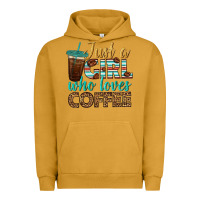 Pigment Peanut Butter just a girl who loves coffee Urban Hoodie - BundleAndBundleShop