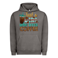 Pigment Tornado just a girl who loves coffee Urban Hoodie - BundleAndBundleShop