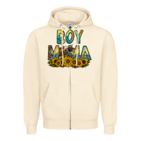 Sandshell boy mama Zipper Hoodie - CowhideDigitalArt