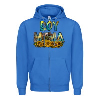 True Royal boy mama Zipper Hoodie - CowhideDigitalArt
