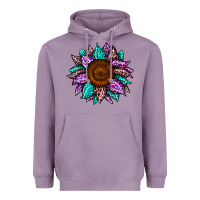 Lavender sunflower leopard color Heavyweight Hoodie - JahusDesignShop