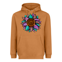 Sunflower Leopard Color Heavyweight Hoodie | Teevron