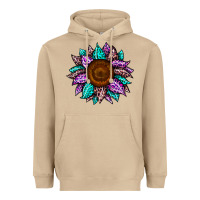 Mushroom sunflower leopard color Heavyweight Hoodie - JahusDesignShop