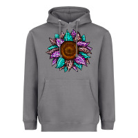 Storm sunflower leopard color Heavyweight Hoodie - JahusDesignShop