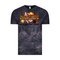 Cloud Black diamonds are a girls best friends Vintage Tee - RanaPortraitStore