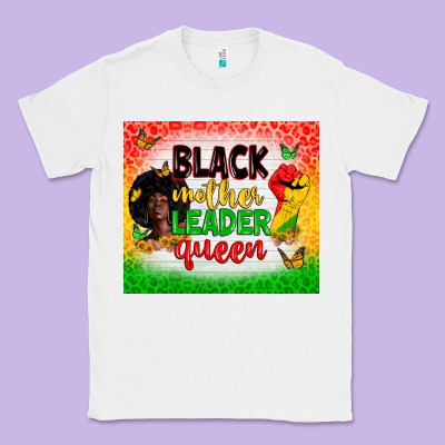 Black Mother Leader Classic Tee Designed By Zillion Design Studio