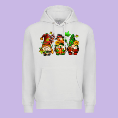 Fall Gnomes With Pumpkin Pie Premium Hoodie Designed By Adodesignshop