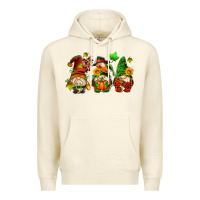Sandshell fall gnomes with pumpkin pie Premium Hoodie - AdoDesignShop