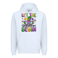 White let the shenanigans begin Premium Hoodie - MaliasSmallBusiness
