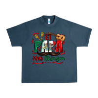 Midnight Navy el papa mas chingon Urban Heavy Tee - Zillion Design Studio