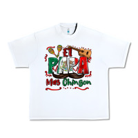 White el papa mas chingon Urban Heavy Tee - Zillion Design Studio