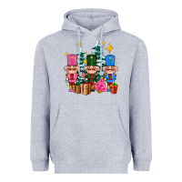 Heather Grey nutcrackers and gifts ado Heavyweight Hoodie - AdoDesignShop
