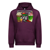 Mauve Wine soccer coffee cups bbs Urban Hoodie - BundleAndBundleShop