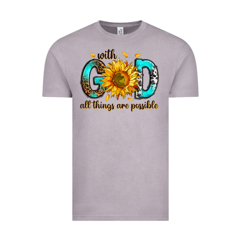 With God All Things Possible Vintage Tee by RanaPortraitStore | Teevron