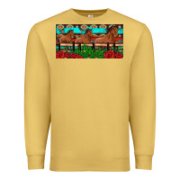 Antique Gold horses roses ann cactuses license plate Premium Sweatshirt - Artiststas