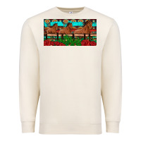 Sandshell horses roses ann cactuses license plate Premium Sweatshirt - Artiststas