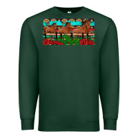 Sports Green horses roses ann cactuses license plate Premium Sweatshirt - Artiststas