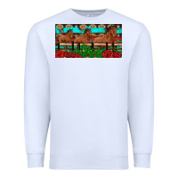 White horses roses ann cactuses license plate Premium Sweatshirt - Artiststas