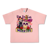 Salmon dia de los muertos Urban Heavy Tee - Zillion Design Studio