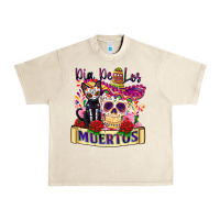 Sandshell dia de los muertos Urban Heavy Tee - Zillion Design Studio