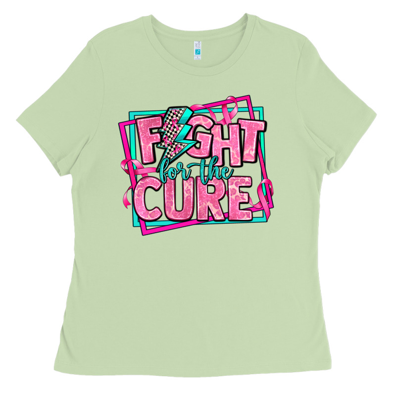 Fight For The Cure Ladies Tee by AdoDesignShop | Teevron