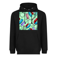Sciences Seamless Pattern Heavyweight Hoodie | Teevron