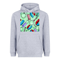 Heather Grey sciences seamless pattern Heavyweight Hoodie - BundleAndBundleShop