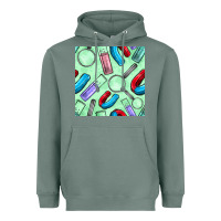 Sage sciences seamless pattern Heavyweight Hoodie - BundleAndBundleShop