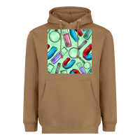 Toasted Coconut sciences seamless pattern Heavyweight Hoodie - BundleAndBundleShop