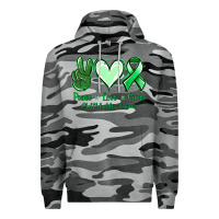 Slate Camo Peace love cure Gallbladder Cancer Premium Hoodie - NancyCooperArtShop