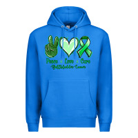 Peace Love Cure Gallbladder Cancer Premium Hoodie | Teevron