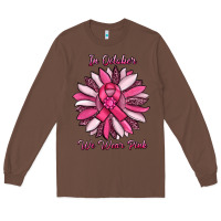 Chestnut in october we wear pink sunflower Long Sleeve Tee - RanaPortraitStore