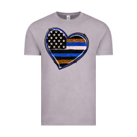 Vintage Zinc police heart Vintage Tee - RanaPortraitStore