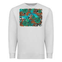 Dove Grey gemstone wood and cowhide background Premium Sweatshirt - Artiststas