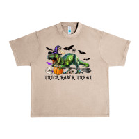 French Oak T-Rex Trick Rawr Treat Urban Heavy Tee - RanaPortraitStore