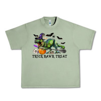T-rex Trick Rawr Treat Urban Heavy Tee | Teevron