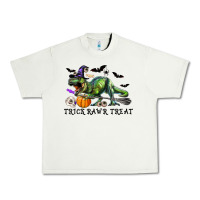 Pistachio T-Rex Trick Rawr Treat Urban Heavy Tee - RanaPortraitStore