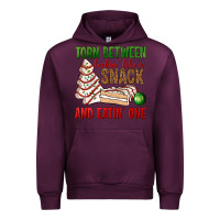 Mauve Wine torn between lookin' like a snack and eatin' one bbs Urban Hoodie - BundleAndBundleShop
