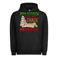 Pigment Black torn between lookin' like a snack and eatin' one bbs Urban Hoodie - BundleAndBundleShop